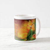 Liebe unter der Hibiskus-Tasse Kaffeetasse (VorderseiteRechts)