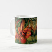 Liebe unter der Trompete-Tasse Kaffeetasse (Vorderseite Links)