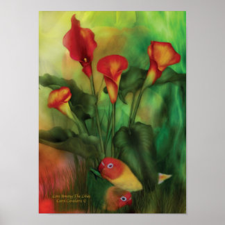 Liebe unter Lilies Poster/Print Poster