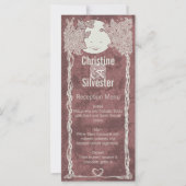 Liebe unter Sternen, Menü und Programm (Vorderseite)