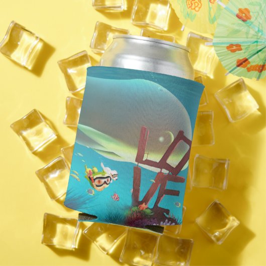 Liebe unter Wasser Dosenkühler (In Situ Sommer)