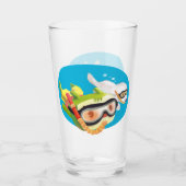 Liebe unter Wasser Glas (Vorderseite)