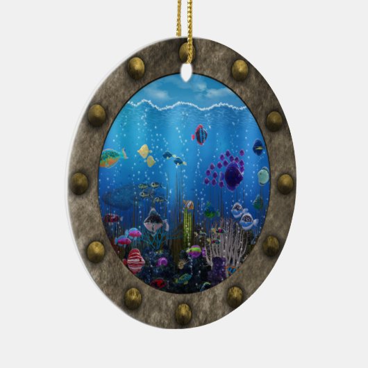 Liebe unter Wasser - Keramik Ornament (Rechts)