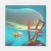 Liebe unter Wasser Magnet (Vorne)