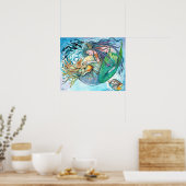 Liebe unter Wasser Poster (Küche)