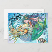Liebe unter Wasser Postkarte (Vorne/Hinten)