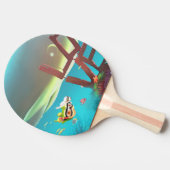 Liebe unter Wasser Tischtennis Schläger (Seitenansicht)