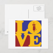 Liebe unterrichten postkarte (Vorne/Hinten)