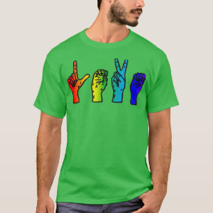 Liebe Unterschrift 3 T-Shirt