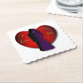 Liebe Untersetzer (angewinkelt)