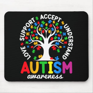 Liebe Unterstützen Akzeptieren Verstehen Puzzle Ba Mousepad