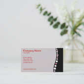 Liebe unterstützt Geschäftskarte Terminkarte (Stehend Vorderseite)