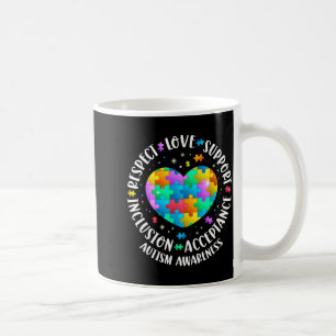 Liebe Unterstützung Akzeptanz Autismusbewusstsein Kaffeetasse