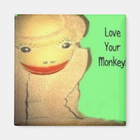 Liebe Ur Affe! Magnet (Vorne)