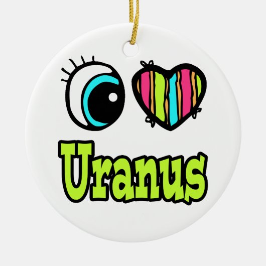 Liebe Uranus Keramik Ornament (Vorne)