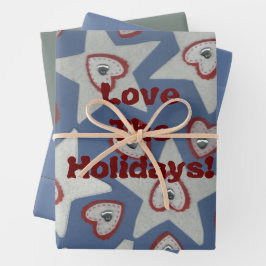 Liebe Urlaub! Umhüllungspapierblätter Geschenkpapier Set