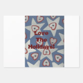 Liebe Urlaub! Umhüllungspapierblätter Geschenkpapier Set (Vorderseite)