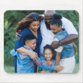 "LIEBE US" Foto Mousepad (Vorne)
