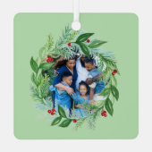 "LIEBE US" Foto Ornament Aus Metall (Rückseite)