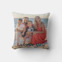 "LIEBE US" Foto PERSONALISIEREN Kissen