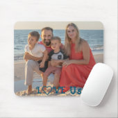 "LIEBE US" Foto PERSONALISIEREN Mousepad (Mit Mouse)