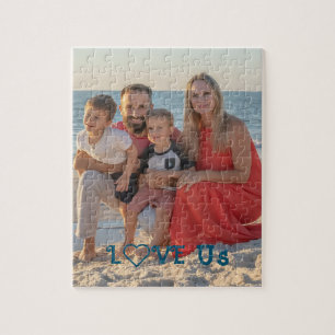 "LIEBE US" Foto PERSONALISIEREN Puzzle