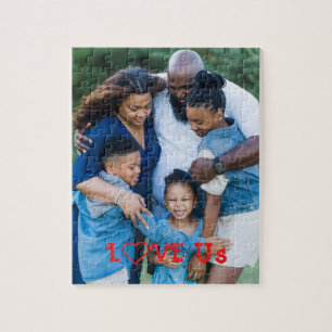 "LIEBE US" Foto Puzzle
