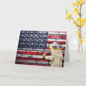 Liebe USA Graffiti Wandkunst. Karte (Gelbe Blume)