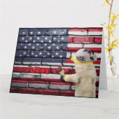 Liebe USA Graffiti Wandkunst. Karte (Gelbe Blume)