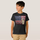 Liebe USA Graffiti Wandkunst. T-Shirt (Vorne ganz)