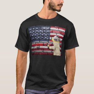 Liebe USA Graffiti-Wandkunst. T-Shirt