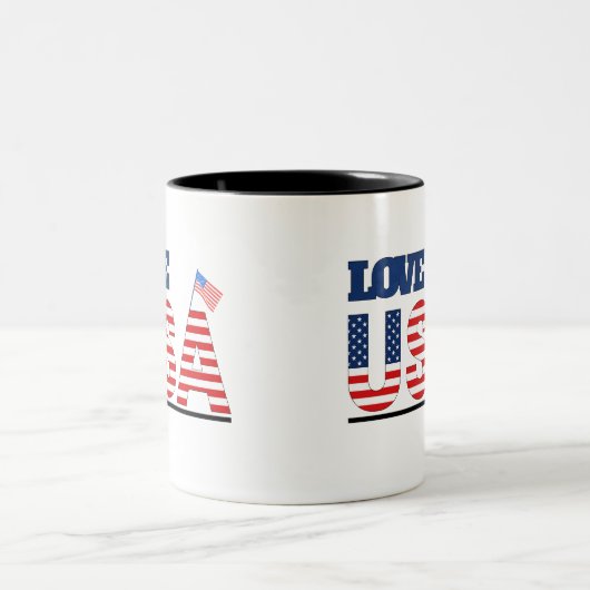 Liebe Usa neue Tasse (Mittel)