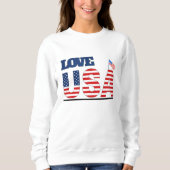 Liebe USA Neue trendige Frauen-Shirts entwirft 202 Sweatshirt (Vorderseite)