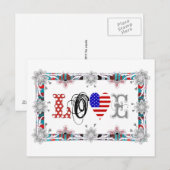 Liebe USA Postkarte (Vorne/Hinten)
