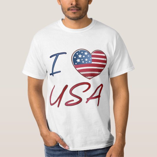 LIEBE USA T - SHIRT (Vorderseite)