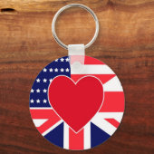 LIEBE USA/UK SCHLÜSSELANHÄNGER (Vorderseite)