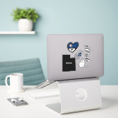 Liebe Utah, Blatt Die Aufkleber schneiden (Laptop auf Schreibtisch)