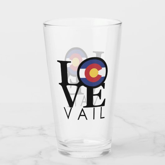 LIEBE Vail Colorado Glas (Rückseite)
