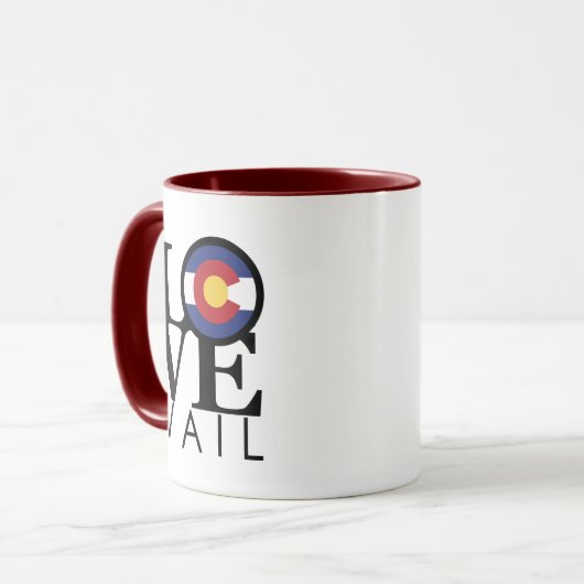 LIEBE Vail Colorado Tasse (Vorderseite Links)