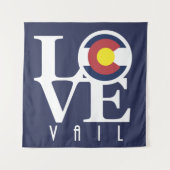 LIEBE Vail Colorado Wandteppich (Vorderseite)