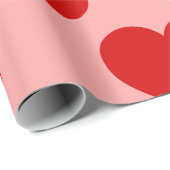 Liebe Valentinalromantik minimalistischer Retro Geschenkpapier (Rolleneckpunkt)