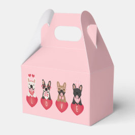 Liebe Valentine French Bulldogs Geschenkschachtel