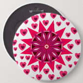 LIEBE VALENTINE, GEBURTSPARTEIENGESCHENKE MIT HERZ BUTTON (Vorne & Hinten)