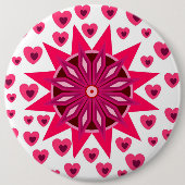 LIEBE VALENTINE, GEBURTSPARTEIENGESCHENKE MIT HERZ BUTTON (Vorderseite)