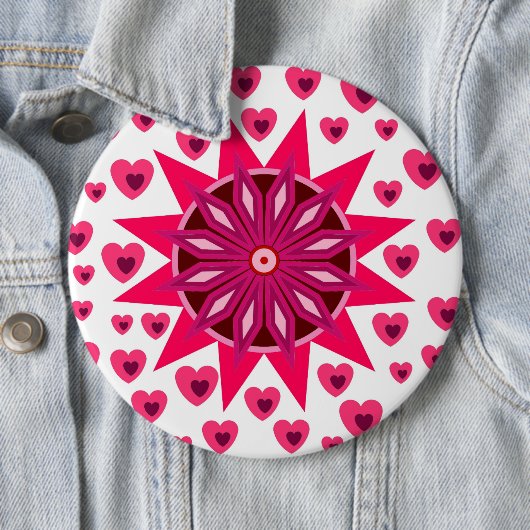 LIEBE VALENTINE, GEBURTSPARTEIENGESCHENKE MIT HERZ BUTTON (Beispiel)