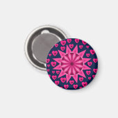 LIEBE VALENTINE, GEBURTSPARTEIENGESCHENKE MIT HERZ MAGNET (Vorderseite/Rückseite)