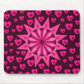 LIEBE VALENTINE, GEBURTSPARTEIENGESCHENKE MIT HERZ MOUSEPAD (Vorne)