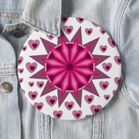 LIEBE VALENTINE, GEBURTSTAGSGESCHENKE MIT HERZEN BUTTON (Beispiel)