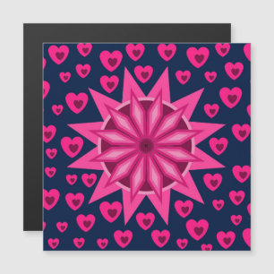 LIEBE VALENTINE, GEBURTSTAGSGESCHENKE MIT HERZEN MAGNETKARTE