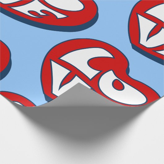 Liebe valentine geschenkpapier (Ecke)